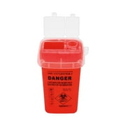 CHAXIN Sharps Container Bin Medical Biohazard Piercing Needles Disposal Collect Bucket